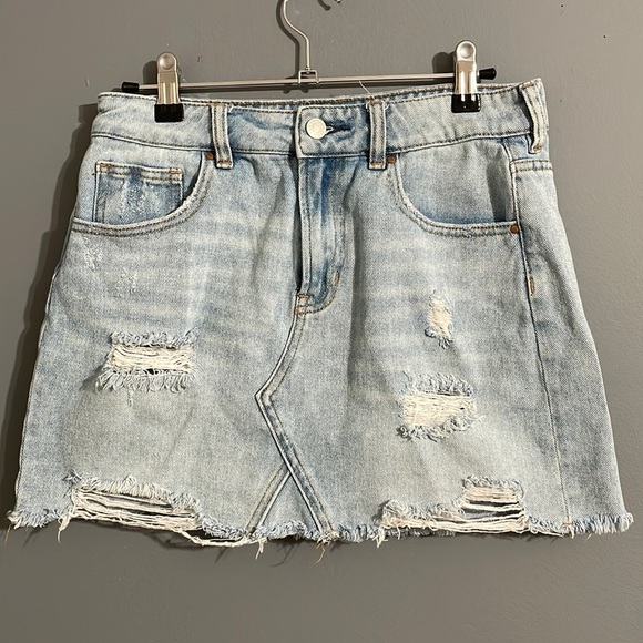 PacSun Dresses & Skirts - Pacsun denim skirt distressed size 26